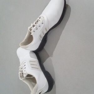Adidas White golfer cleats size 9.5